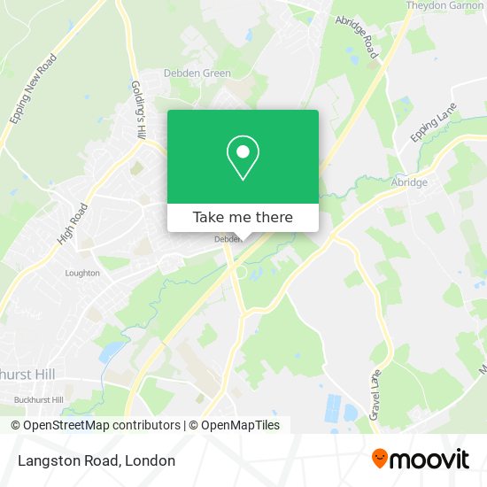 Langston Road map