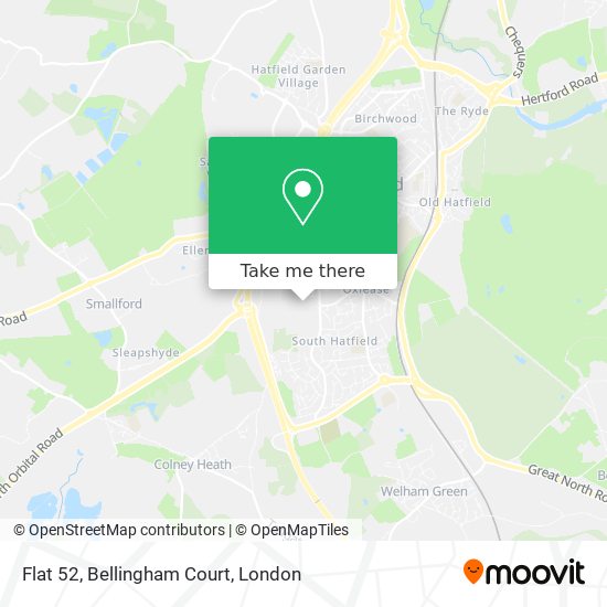 Flat 52, Bellingham Court map