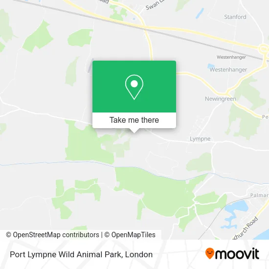 Port Lympne Wild Animal Park map
