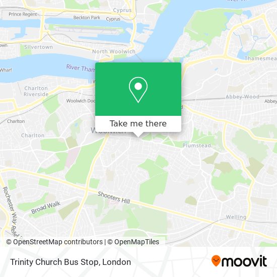 Trinity Church Bus Stop map