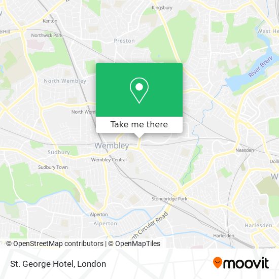St. George Hotel map