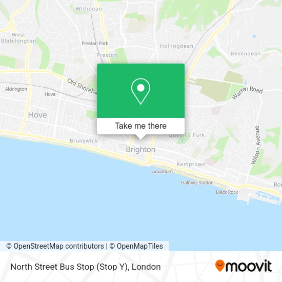 North Street Bus Stop (Stop Y) map