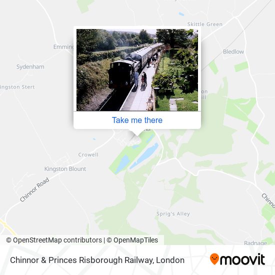 Chinnor & Princes Risborough Railway map