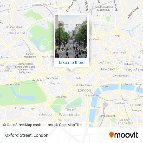 Oxford Street map