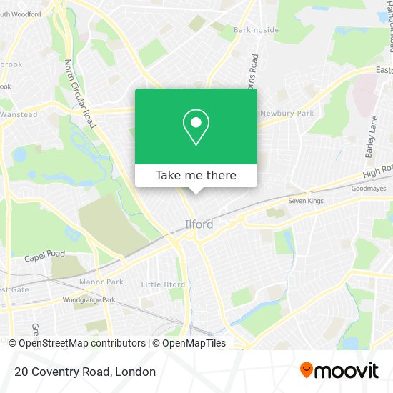 20 Coventry Road map