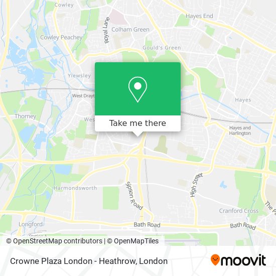 Crowne Plaza London - Heathrow map