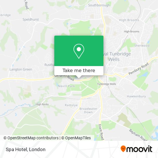 Spa Hotel map