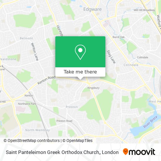 Saint Panteleimon Greek Orthodox Church, map