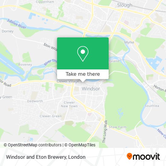 Windsor and Eton Brewery map