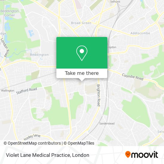 Violet Lane Medical Practice map