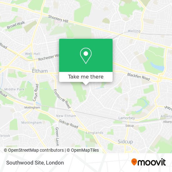 Southwood Site map