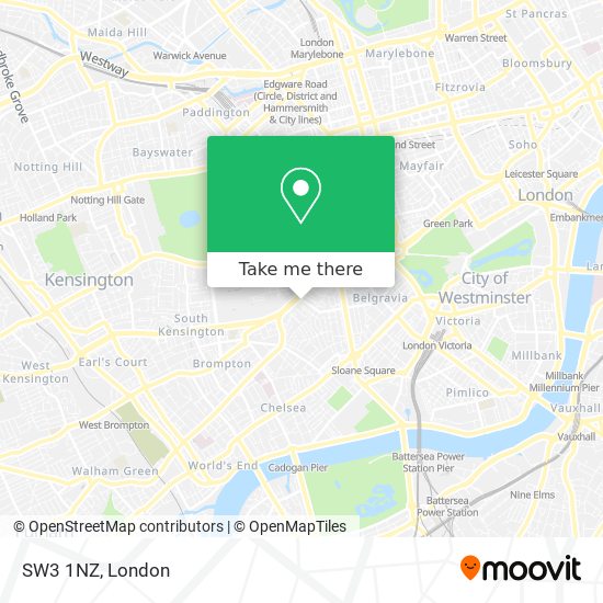 SW3 1NZ map