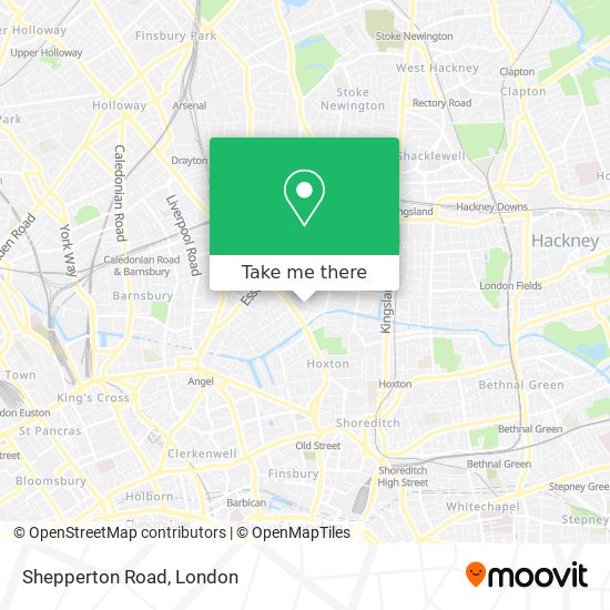 Shepperton Road map
