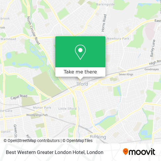 Best Western Greater London Hotel map