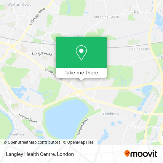 Langley Health Centre map