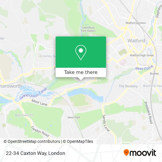 22-34 Caxton Way map