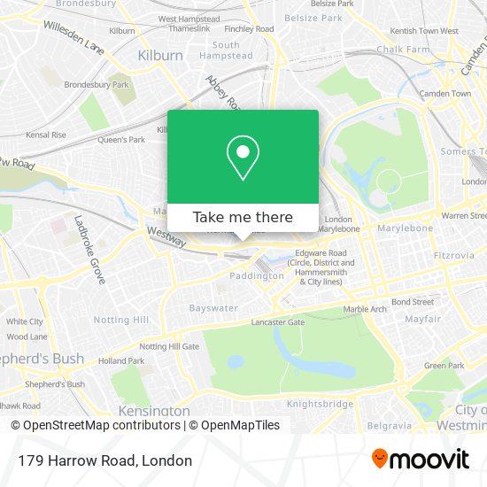 179 Harrow Road map
