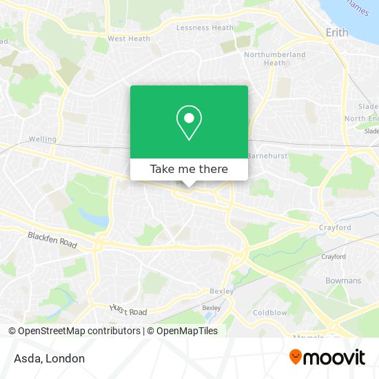 Asda map