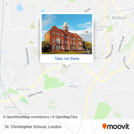 St. Christopher School map