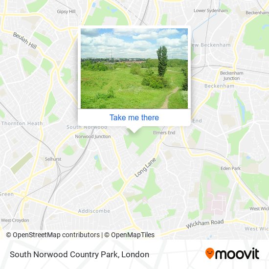 South Norwood Country Park map