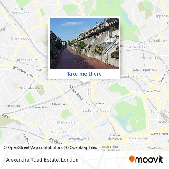 Alexandra Road Estate map