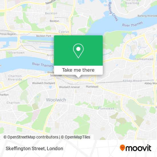 Skeffington Street map