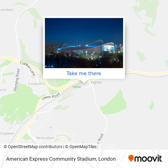 American Express Community Stadium map