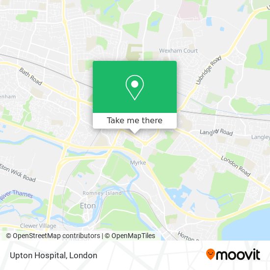 Upton Hospital map