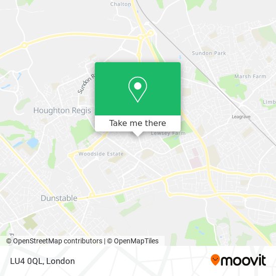 LU4 0QL map