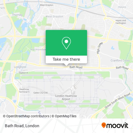 Bath Road map