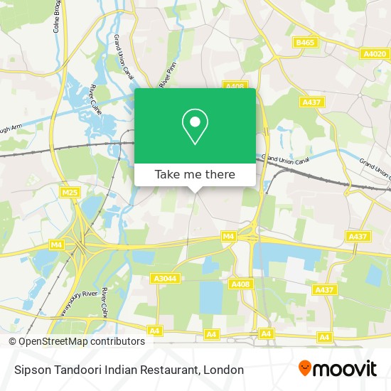 Sipson Tandoori Indian Restaurant map