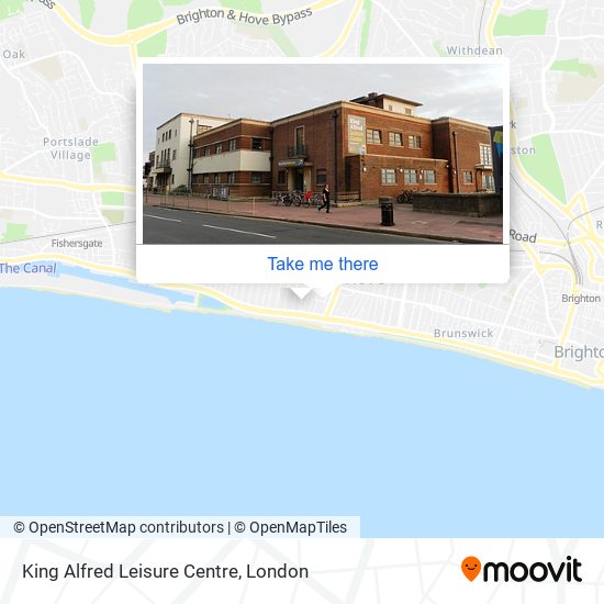 King Alfred Leisure Centre map