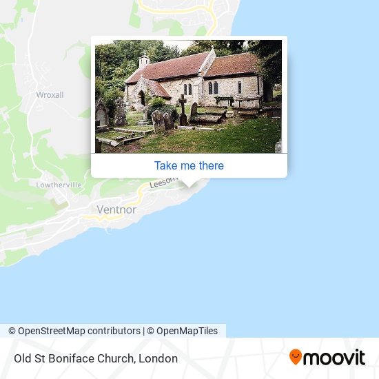 Old St Boniface Church map