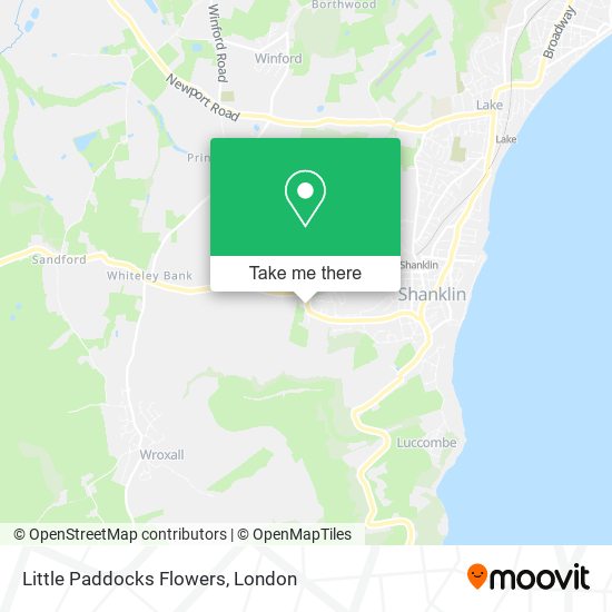 Little Paddocks Flowers map