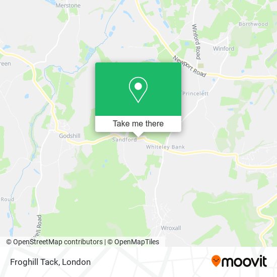 Froghill Tack map