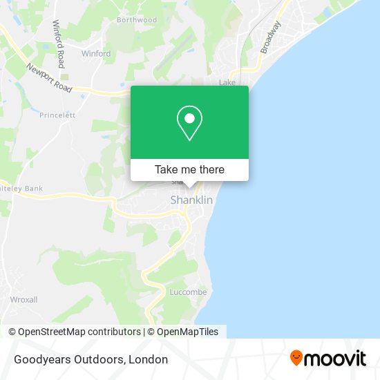 Goodyears Outdoors map