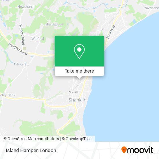 Island Hamper map