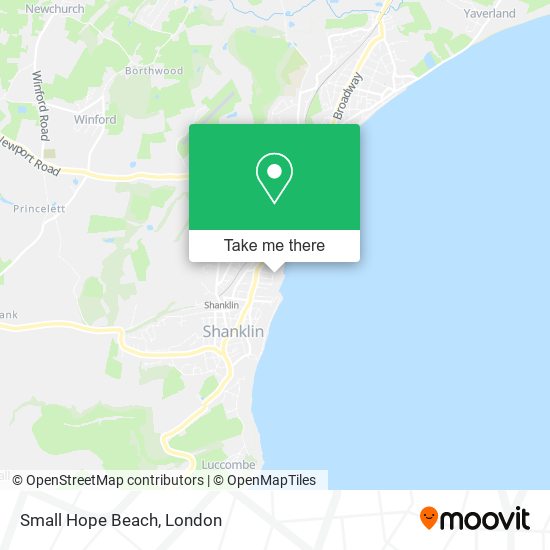 Small Hope Beach map