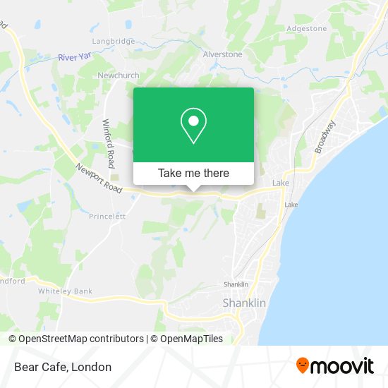 Bear Cafe map