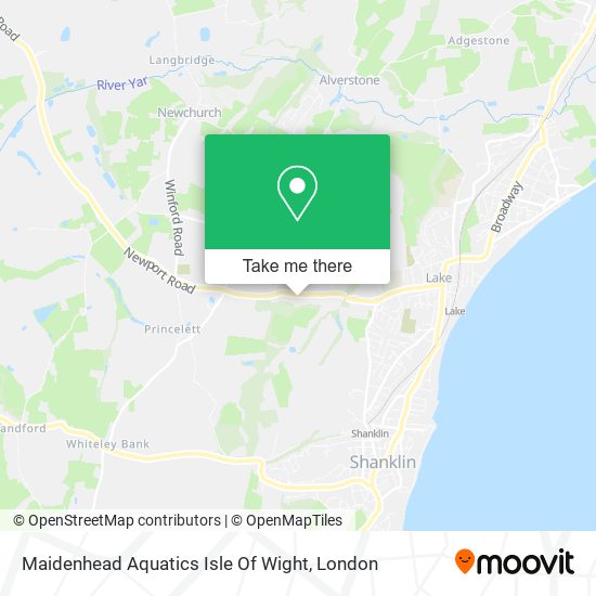 Maidenhead Aquatics Isle Of Wight map