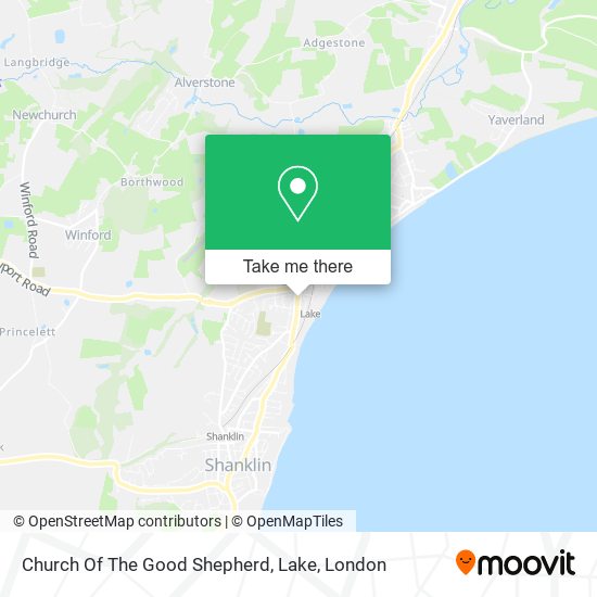 Church Of The Good Shepherd, Lake map