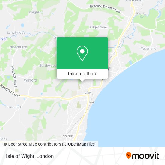 Isle of Wight map