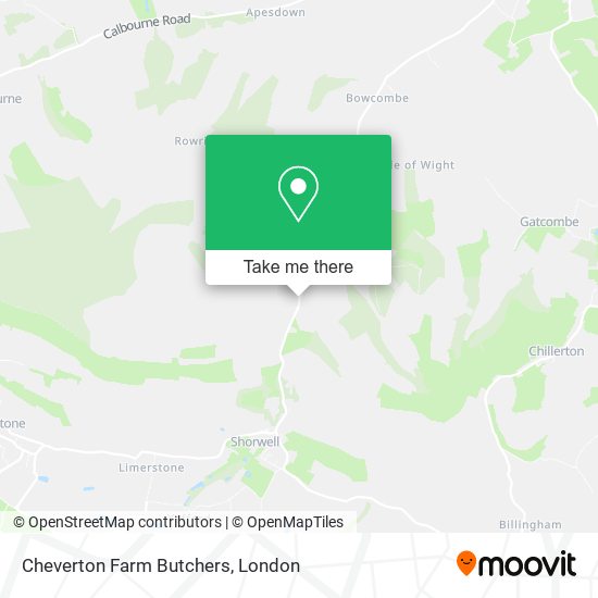Cheverton Farm Butchers map