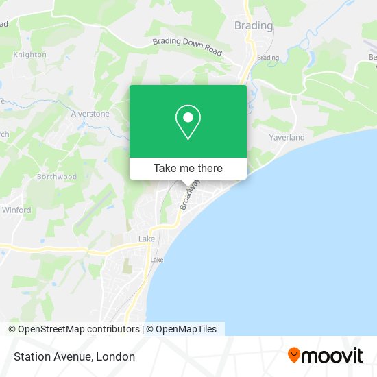 Station Avenue map