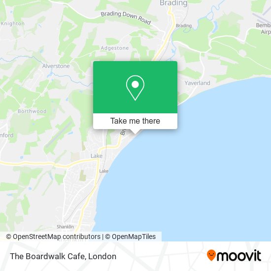 The Boardwalk Cafe map