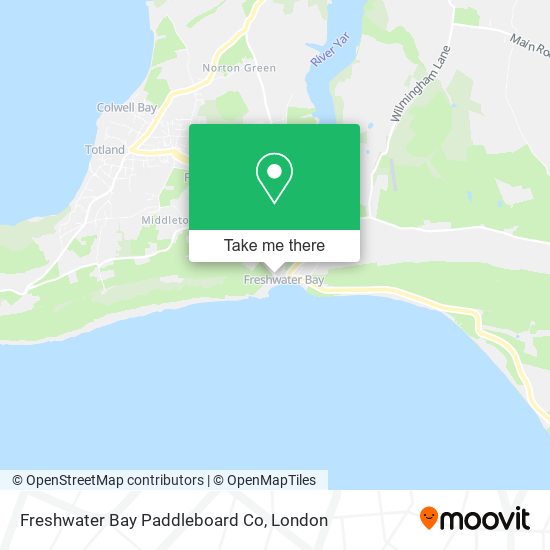 Freshwater Bay Paddleboard Co map