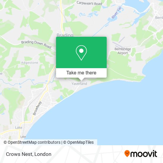Crows Nest map