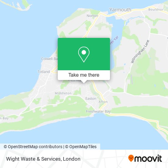 Wight Waste & Services map