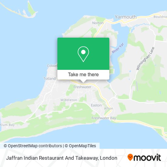 Jaffran Indian Restaurant And Takeaway map