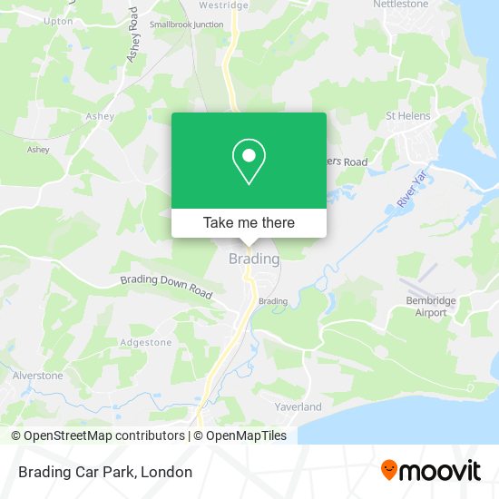 Brading Car Park map